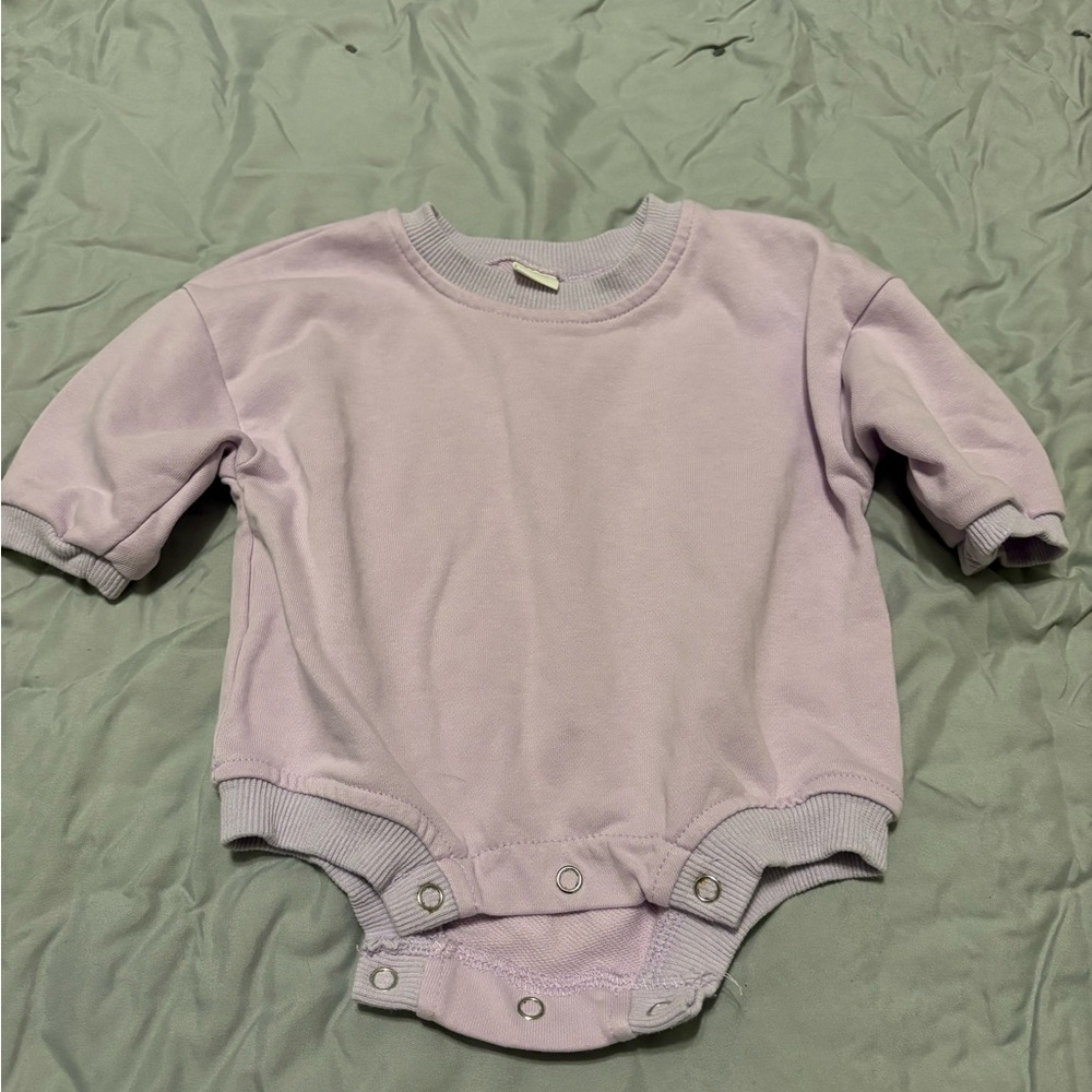Soft Lavender Baby Top